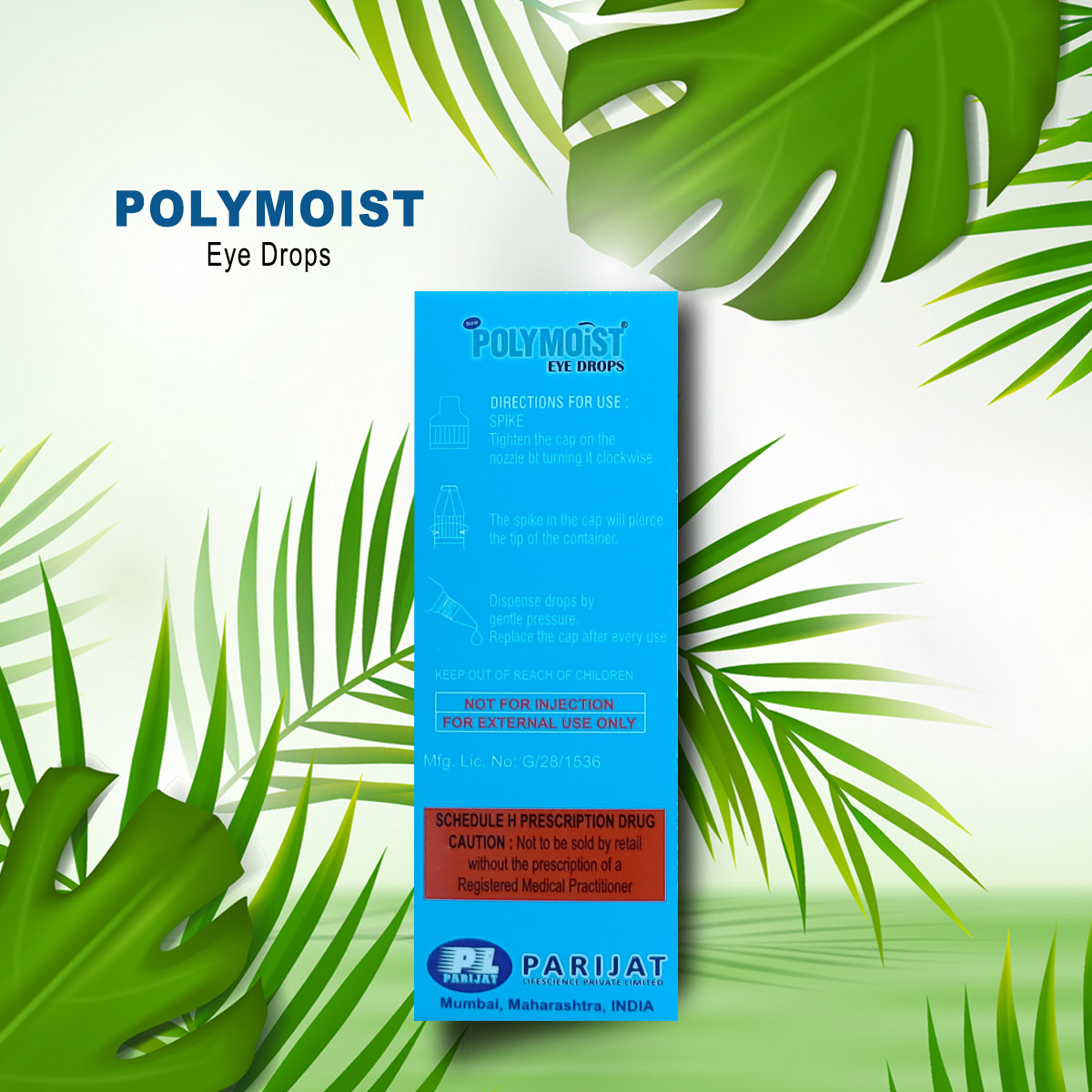 Polymoist Eye Drops PARIJATLIFESCIENCE PRIVATE LIMITED